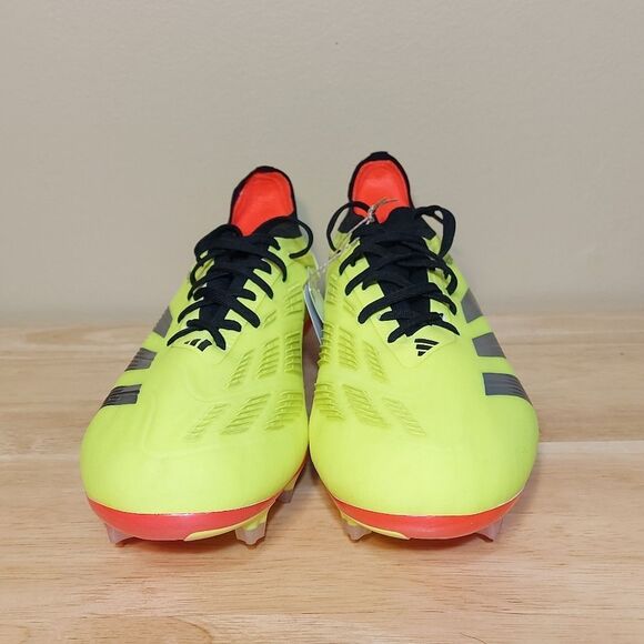 Adidas Predator 24 Pro FG Mens Soccer Cleats Yellow Black IG7776 Men's Size 9.5 - Picture 2 of 7